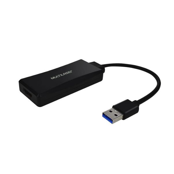 Cabo conversor USB macho X HDMI fêmea Multilaser - WI347