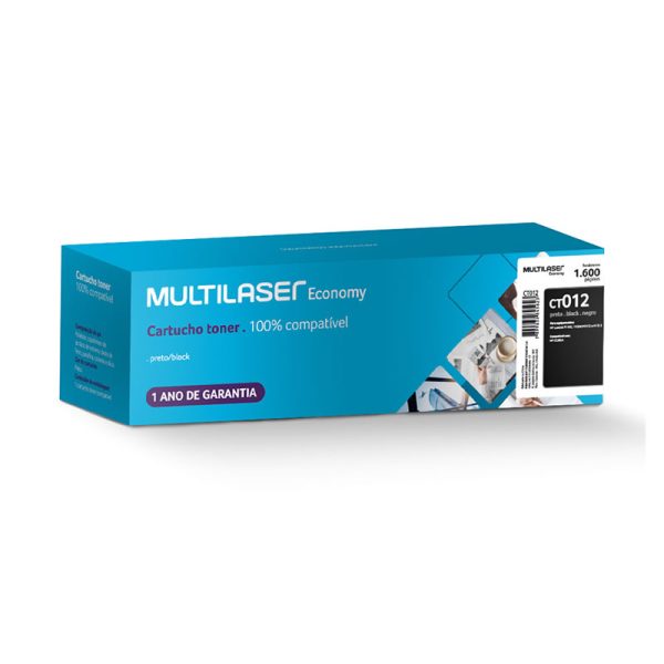 Cartucho Toner compatível c/ HP Mod. 285A Print Plus Multilaser - CT012