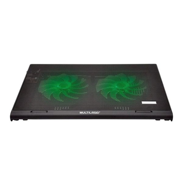 Cooler para notebook Warrior Power Gamer LED verde luminoso - AC267 - Image 3