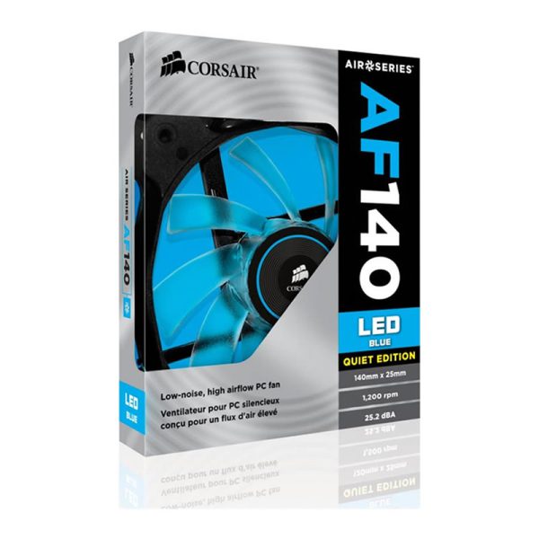 Fan para gabinete - AF140 LED azul - 140mm - CO-9050017-BLED - Image 3