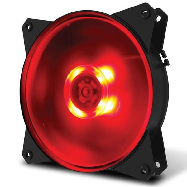 Fan para gabinete masterfan 120mm MF120L LED vermelho - R4-C1DS-12FR-R1