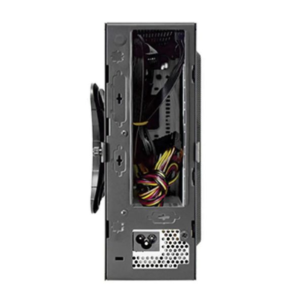 Gabinete K-Mex mini ITX GI-10S1 preto 2xUsb 2.0 c/fonte interna PF-130W c/cabo - Image 3