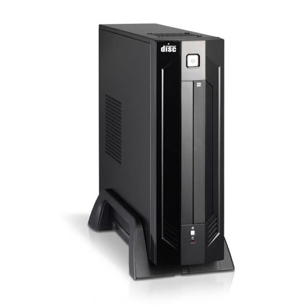 Gabinete mini ITX GI-9D89 K-Mex com fonte PD-200 200W preto Black Piano