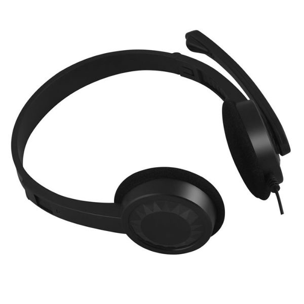 Headset C3Plus, P2, com controlador de volume, preto - PH-02BK - Image 2