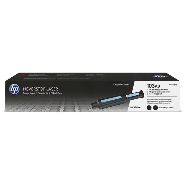 Kit Recarga Toner Neverstop 103AE duplo W1103AE