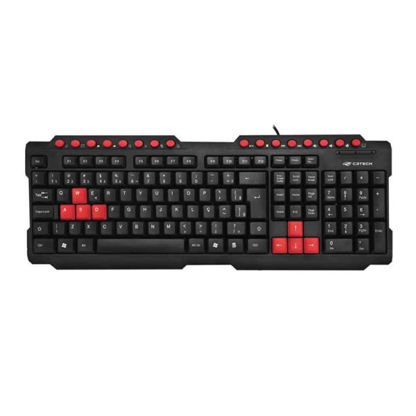 Kit Teclado e Mouse C3Tech GK-20BK ABNT2 1200DPI - Image 3