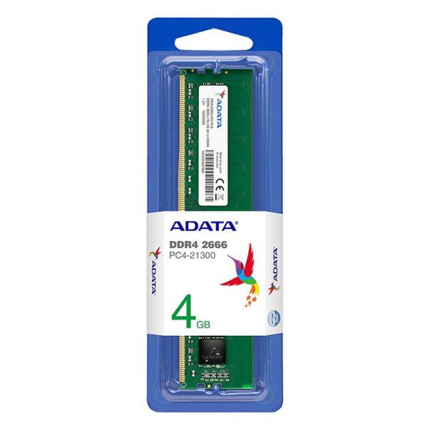 Memória 4GB DDR4 2666Mhz AD4U2666J4G19-S UDIMM Adata - Image 3