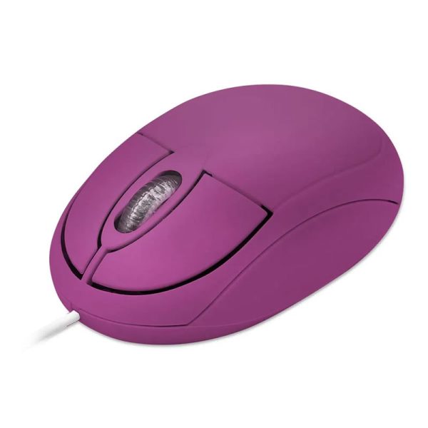 Mouse Classic box óptico full rosa USB - MO304 - Image 2