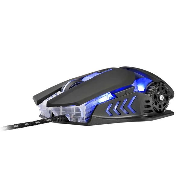 Mouse gamer Warrior Keon 3200DPI 6 botões ambidestro preto - MO267 - Image 3