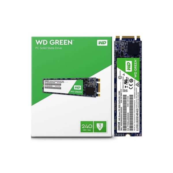 SSD WD Green PC SN350 240GB, PCIe, NVMe, Leitura: 2400MB/s, Escrita: 900MB/s - WDS240G2G0C - Image 4