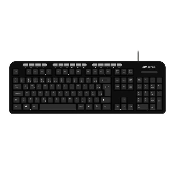 Teclado + Mouse C3Tech USB, multimídia, ABNT2 - KT-100BK - Image 4