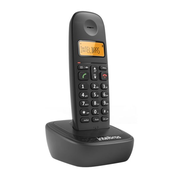 Telefone sem fio Intelbras TS 2510, Identificador de chamadas, Preto - Image 3