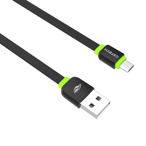 Cabo USB MicroUSB 2,0A 1 metro CB-100BK preto C3Tech - Image 3