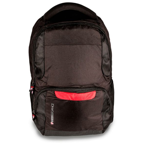 Mochila Kross Elegance Versátil Para Notebook 15.6 - KE-BPL20 Preto/Vermelho