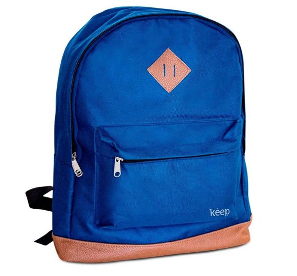 Mochila Keep Everyday 15.6 Azul/marrom Bo436