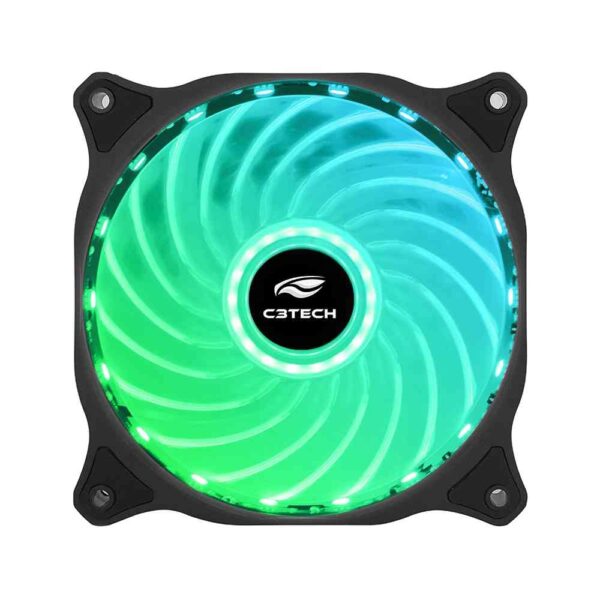 Cooler Fan F9-l150RGB Storm 12cm 18 Led C3Tech