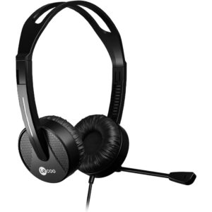 Headset Cmicrofone Ht106 Lecoo Usb Preto