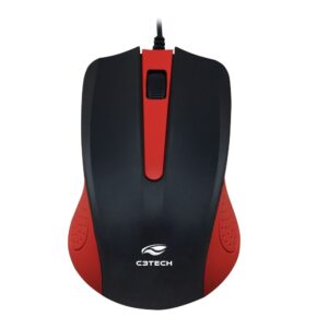 Mouse USB MS-20RD Vermelho C3Tech