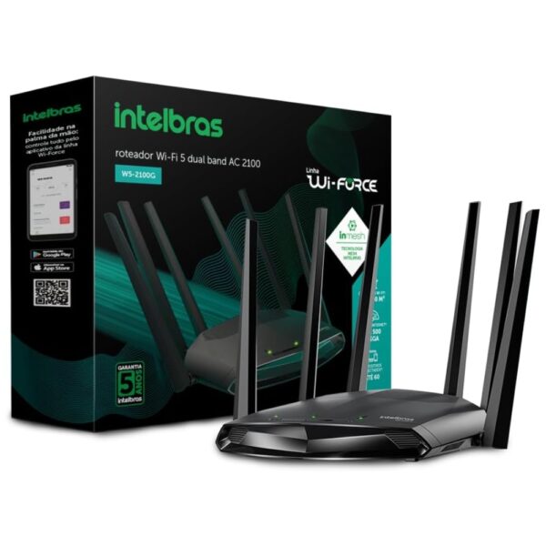 Roteador 4p Wifi W5-2100g 4750106 Intelbras