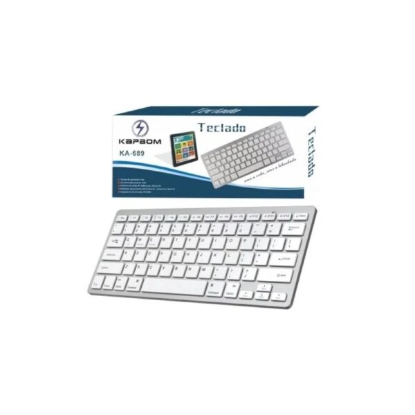 Teclado Bluetooth Multimidia Mini Ka-689