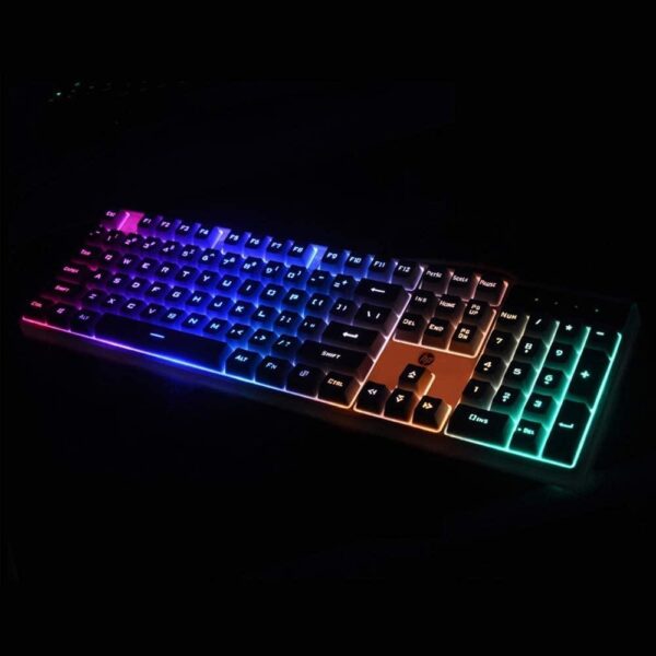 Teclado Gamer Usb Membrana K300 Led Preto Hp - Image 2