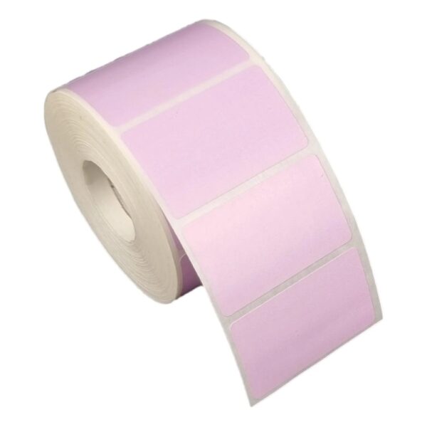 Etiqueta Adesiva 50x30mm Lilas 1 Col Térmica S Ribbon Rolo Com 30m