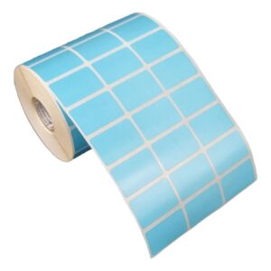 Etiqueta Adesiva 33x22mm Azul 3 Col Couche Pribbon Rolo Com 3600 E 30m