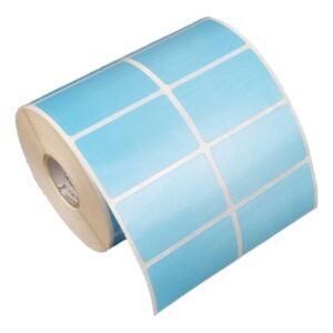 Etiqueta Adesiva 50x30mm Azul 2 Col Couche P Ribbon Rolo Com 1818 E 30m