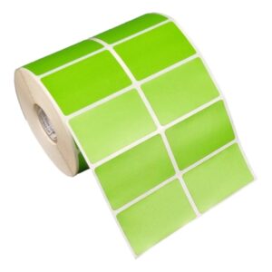 Etiqueta Adesiva 50x30mm Verde 2 Col Couche P Ribbon Rolo Com 1818 E 30m