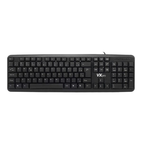 Teclado Usb Preto Vxkb110 Vxpro - Abnt2 / Com Fio - Image 2