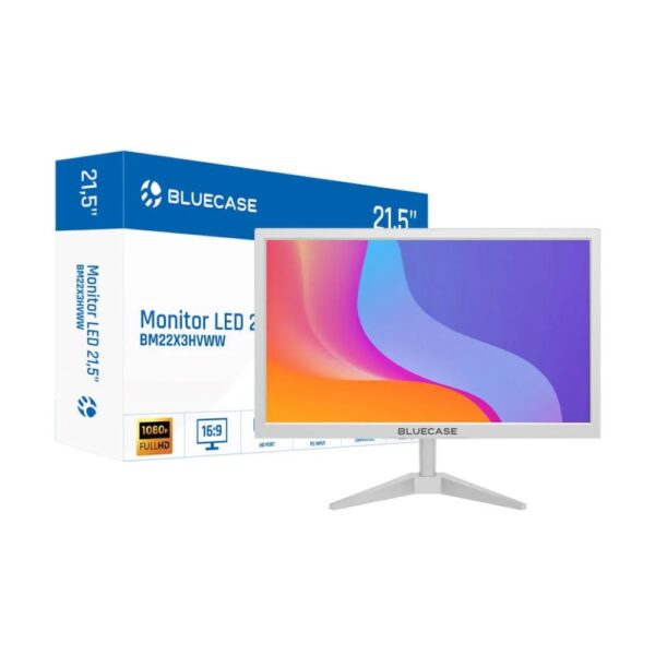 Monitor 21,5" Branco Led Bm22x3hvww Bluecase - 75hz / Widescreen 16:9 / Full Hd