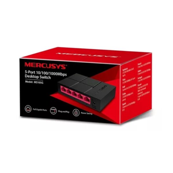 Switch Mercusys 5 Portas Ms105g(eu)