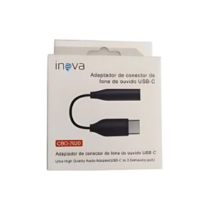 Cabo Adapt. De Fone De Ouvido P2 Femea P Micro Usb, Tipo C, Marca Inova - Ref. Cbo-7583