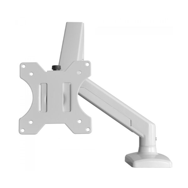 Suporte De Mesa Branco Ergo Flexy Para Monitor Articulado C Pistao A Gas 12 A